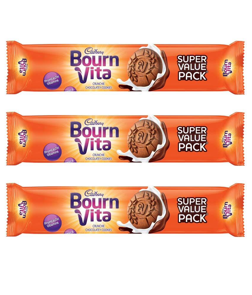 India Desire : Snapdeal- Bournvita Biscuits Pack of 3 (3x120 gm) with Freebies  At Just Rs 75 Only